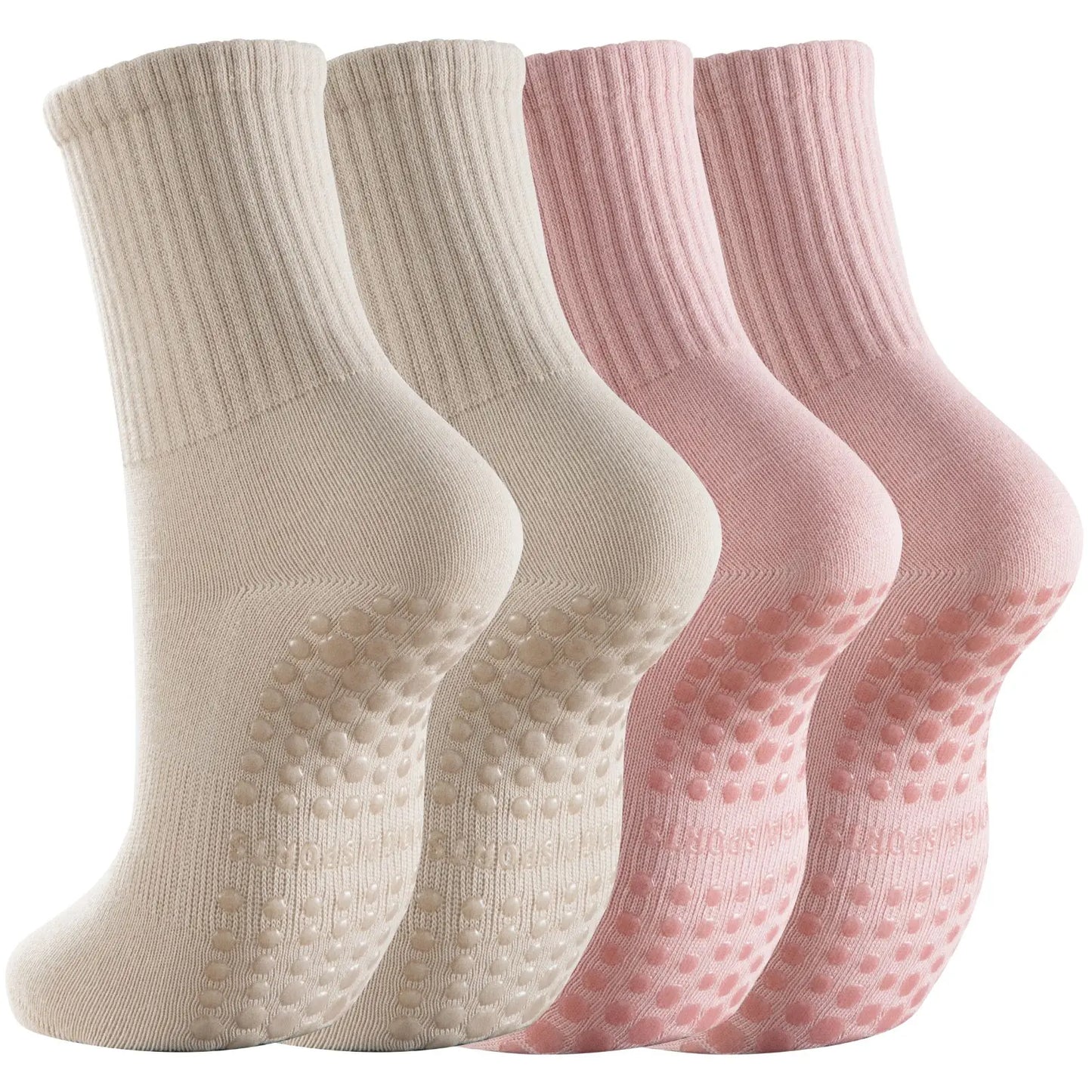 PDV Pilates Yoga Socks with Grips