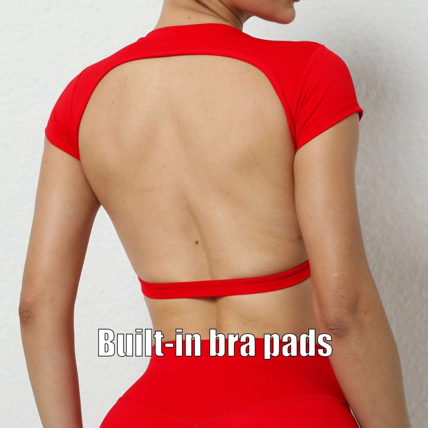 PDV Backless Sport Crop Top
