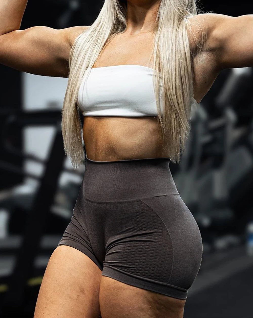 PDV Seamless High Waist Gym Shorts