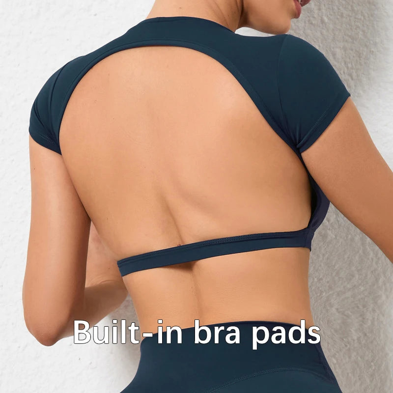 PDV Backless Sport Crop Top