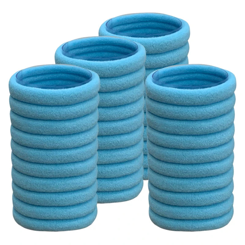 50PCS/Set PDV Cotton Elastic Hair Ties